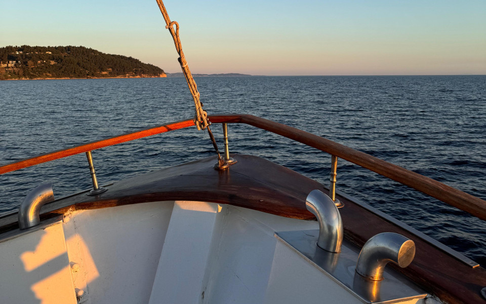 Bootsfahrt zum Sonnenuntergang in Chalkidiki 